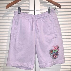 Lilac Graphic Shorts H&M SpongeBob women’s shorts XS